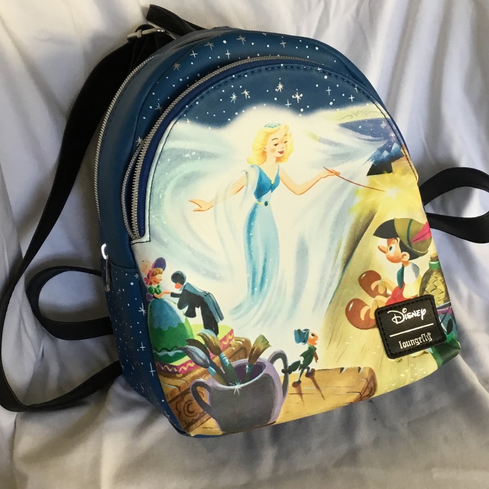 Loungefly Disney Blue Fairy Mini Backpack
